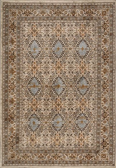 Dynamic Rugs CULLEN 5703-805 Beige and Blue